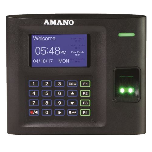 Amano Employee Biometric Time System, Reduces Payroll Management